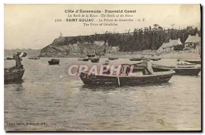 Saint-Suliac — A Ponta de Grinfollet — Edição Guérin, St-Malo (J.-et-V.)