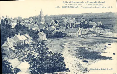 Saint-Suliac — Vista geral — Edição Guérin, St-Malo (L.-et-V.)