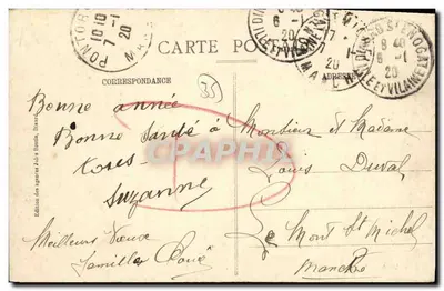 St-Suliac - Vista generale — a bordo delle Vedette Dinardaise — Edizione delle agenzie Jules & Bantin, Dinard — Verso