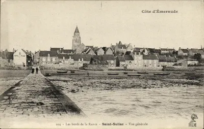Saint-Suliac — As margens da Rance — Vista geral — HLM, n°104