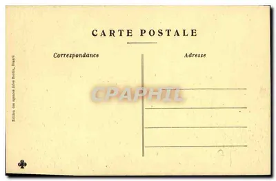 Viagem a bordo das Vedettes Dinardaises — A Ense de Troctin — Edição Jules Bostin, Dinard — Verso