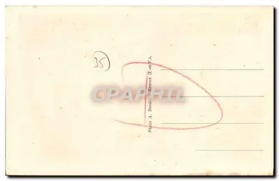 Vendel (Ille-et-Vilaine) — Wewnętrzny widok Kościoła — Foto A. Dorias, Rennes — Rewers
