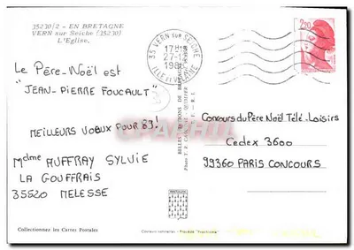 Igreja de VERN-sur-Seiche — Bretagne — Éditions de Bretagne — Verso