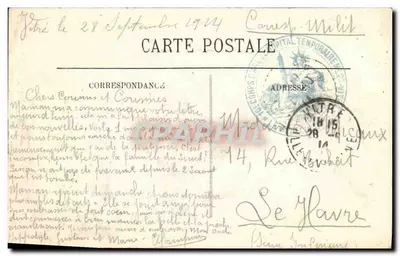 Vitré — Rue de la Poterie, Oude huizen van de 15e eeuw — I.L. — Achterkant