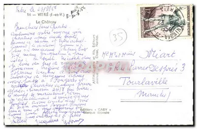 Zamek w Vitré — wydawca Gaby, seria 35 — Rewers