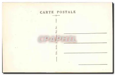 Vitré (Ille-et-Vilaine) — Ogród Botaniczny, Statua Pani Sévigné — J. Morvan, n°43 — Rewers