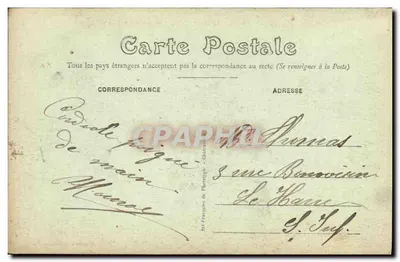 Vitré (Ille-et-Vilaine) — Zamek, część północna i brzegi rzeki Vilai — M. Ry-Rousselière, wydawca, Rennes — Rewers