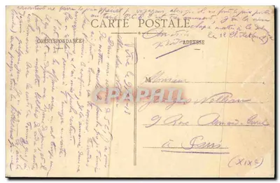 VITRÉ (Ille-et-Vilaine) — A Vista do Castelo visto da estrada de Rennes — Editor: Éditions de la Poste — Verso