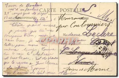 Vitré (Ille-et-Vilaine) - Zamek pod księżycem - Façada zachodnia — Orland-Nozais, n°1754 — Rewers