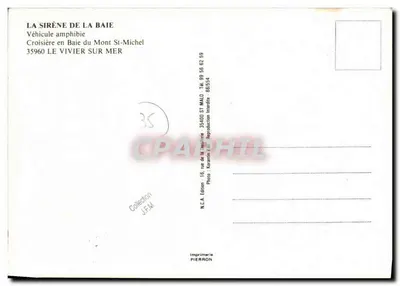 A Sereia da Baía — Veículo anfíbio — N.C.A. Edição — Verso