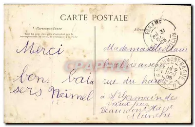 SAINT-MALO — O Ponte rolante à baixa maré — G. F. — Verso