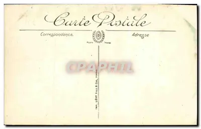 Aint Malo — O Casino — Estátua de Chateaubriand — Ed. Lévy Fils & Cie, Paris — Verso