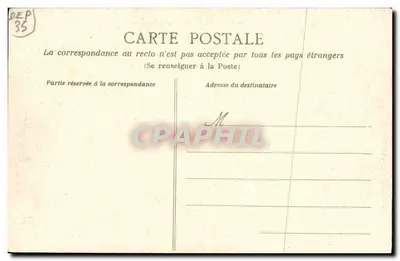 St-Malo - La tomba di Châteaubriand — HLM, n°714 — Verso