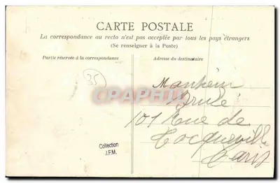 Saint-Malo - A Praia — Costa da Esmeralda, n°479, editor HLM — Verso