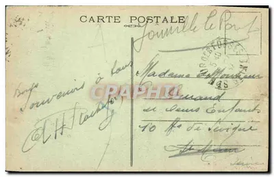 Saint-Malo (Il-et-V) — O Grand Bey com maré baixa — A. Lautier, editor Rennes — Verso