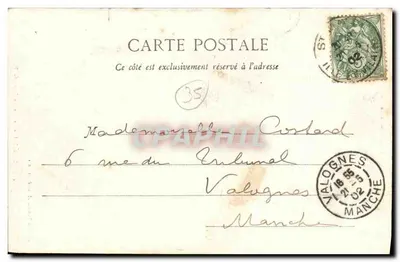 St-Malo - La Grande-Rue - Côte d'Emeraude - Sammlung Germain fils aîné, n°453 — Rückseite