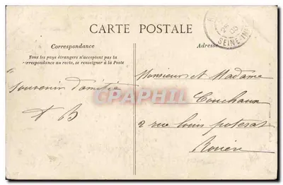 Saint-Malo - El sepulcro de Châteaubriand - G. F. - n°1614 — Reverso