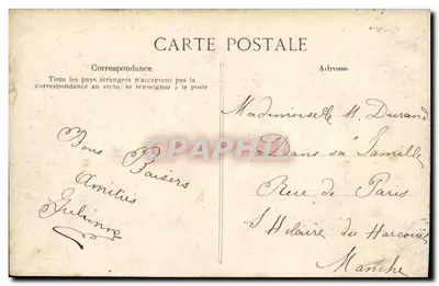 Saint-Malo — Portas Saint-Vincent — Editor E.D. — Verso