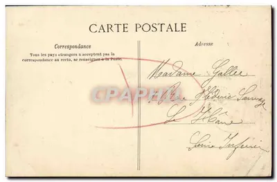 Saint-Malo — Grobowiec Châteaubrianda, Dzień Burzy — G. F. — nr 2535 — Rewers
