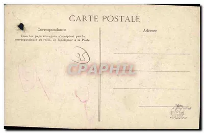 Saint-Malo — Na Place Châteaubriand — G. F. n°3696 — Verso
