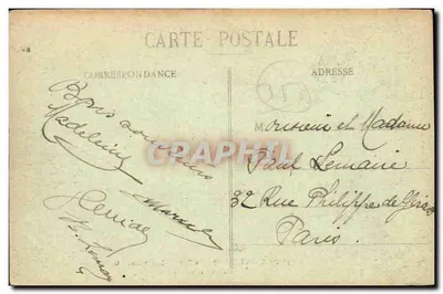 Saint-Malo - A Praça Châteaubriand - G. F. — Verso