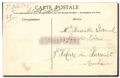 Boulevard de la Liberté i rue Poullain-Duparc — Paryż — A.G. 84 — Rewers