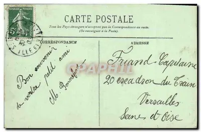 Saint-Malo — Os Muros e o Môle dos Negros — LL. N° 101 — Verso