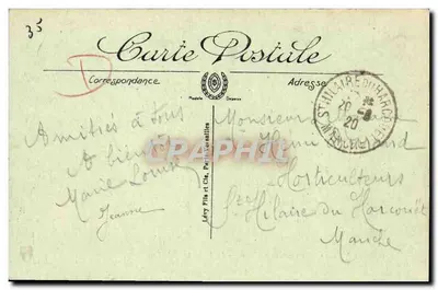 SAINT-MALO. — A Grande Praia. — O Castelo e o Cassino. — LL — Verso