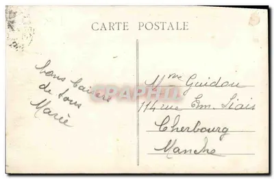 St MALO - Le Sillon - Le Grand Hôtel Franklin — Wyd. Gudérin, nr 4430 — Rewers