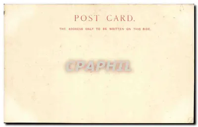Bilhete postal antigo Aberdeen Union Terrace Gardens — Verso