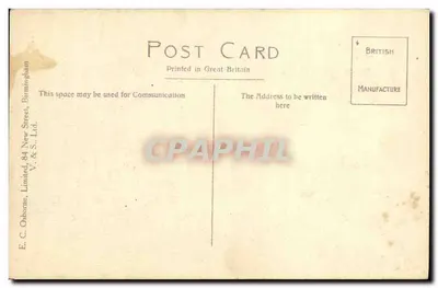 Tribunais de Justiça, Birmingham — editor E. C. Osborne, Limited, Birmingham — Verso