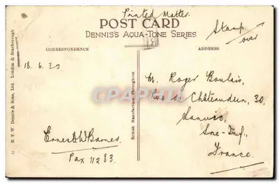 Palace Pier, Brighton — vista do Palace of Fun — Dennis & Scarborough Ltd. — Verso