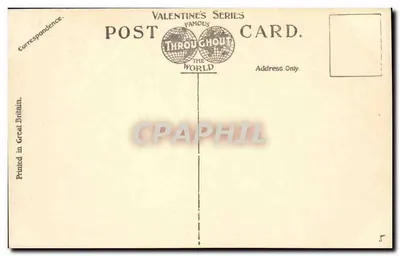 Rzeka z falami, Brighton — widok fal na brzegu z hotelami — seria 51498, wydawca Valentine's — Rewers