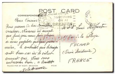 Palace Pier w nocy — Brighton — PT3190 — Rewers