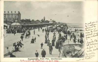 Promenade de Cleethorpes, vista da ponte — Série Valentines'