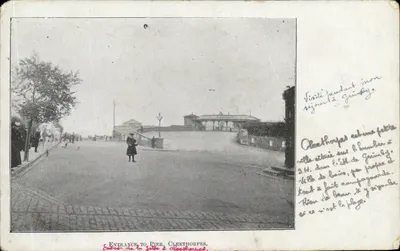 Entrada do ponte em Cleethorpes — Cleethorpes, pequena cidade ao Leste de Grimsby — editor não visível