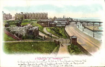 A Esplanade de Cleethorpes — vista panorâmica — editor não visível