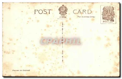 Dover Castle z Parku Connaught — widok panoramiczny — Phytote Edite & Publishers, nr 7215 — Rewers