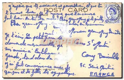 Praia e Grand Parade de Eastbourne — vista animada — The Beach and Grand Parade, Eastbourne PT3125 — Verso