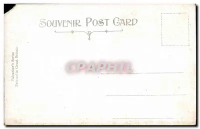 Pałac Przemysłu, Narodowa Wystawa Szkocka, Edynburg — 1908 — seria Valentine's — Rewers