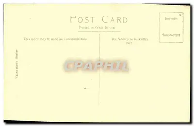 Princes Street z National Gallery, Edynburg — widok z pomnikiem Scotta — seria Valentine's n° C1037-LV — Rewers