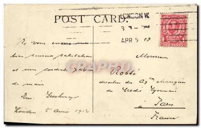 LONDRES — Cheapside — Vista Oeste — LL. — N°80 — Verso