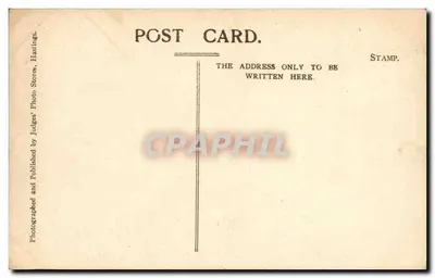 Krypta, Zamek Bitwy — Hastings — Fotografia autorstwa Judges, nr 205 — Rewers