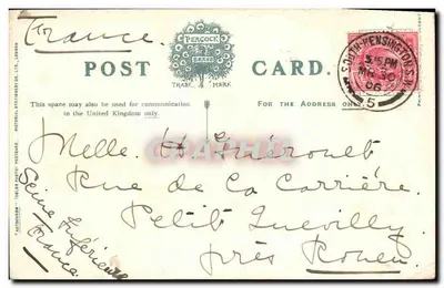 Londres — Hotel Cecil and Savoy — Peacock Brand — Verso