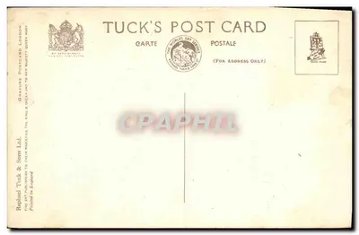 Archiwum Admiralicji — Londyn — wydawca Tuck & Sons — Rewers