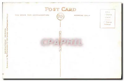 Southport, Jardins de Tapete, Hesketh Park — série 44018 — Sériatone Series, The Photocrom Co Ltd, Londres — Verso