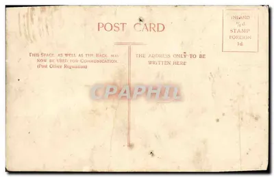 Harwich — Barco na Ponta de Harwich — No. 894 — Verso