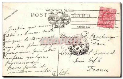Hyde Park Corner, Londyn — widok panoramiczny — seria Valentine's, nr 7917 — Rewers
