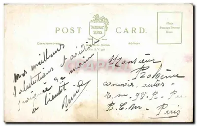 Wejście do nowej łuku do Mall z Charing Cross, Londyn — National Series, Nr S.V. 556 — Rewers