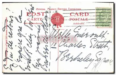 Iers dorp — Franco-Britse Expo, Londen, 1908 — Ballymaclinton — Achterkant